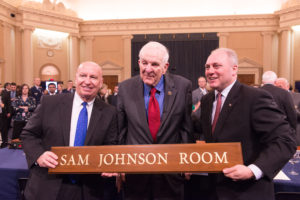 Read more about the article Sam Johnson Retires from Congress, Honored by Colleague