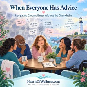 Read more about the article Chronic Illness Overwhelm: How To Filter Unwanted Health Advice